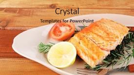  Presentation with fresh avocado - Presentation with glass plate on wood background and a  colored foreground