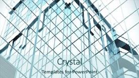  Presentation with glass - Beautiful presentation featuring glass surface of contemporary angle backdrop and a  colored foreground