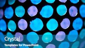  Presentation with light - Amazing PPT theme having glass tiling outlook perception vision backdrop and a teal colored foreground