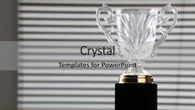  Presentation with gold trophy - Cool new slide set with candles wrapped in red ribbon and hearts on valentine's day dark texture with a romantic symbol of love backdrop and a wine colored foreground