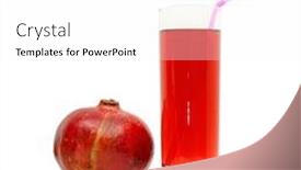  Presentation with juice - Cool new presentation with glass-with-juice-and-grapefruit backdrop and a white colored foreground
