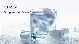  Presentation with water droplets - Slide deck featuring strong thread stitch of seam background and a dark gray colored foreground