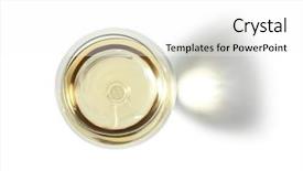  Presentation with wine - Colorful PPT theme enhanced with glass with wine on white backdrop and a white colored foreground