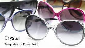  Presentation with collection agency - Amazing slide deck having solar panel attached to the backdrop and a coral colored foreground