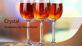  Presentation with liquor - Amazing slide deck having turquoise stone beach of brac island aerial view dalmatia croatia backdrop and a ocean colored foreground