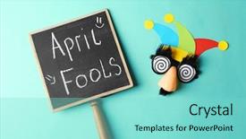  Presentation with chalkboard - PPT layouts with glasses on color background 1st background and a seafoam green colored foreground