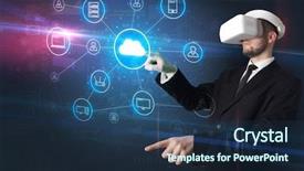  Presentation with adolescent social media - Audience pleasing presentation design consisting of organize lifesize projected social media backdrop and a  colored foreground