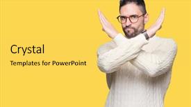  Presentation with glasses - Cool new PPT theme with glasses over isolated background rejection backdrop and a  colored foreground