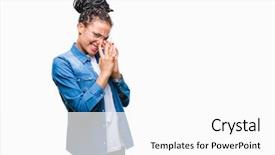  Presentation with breastfeeding and african american - Colorful presentation theme enhanced with glasses over isolated background smell backdrop and a white colored foreground