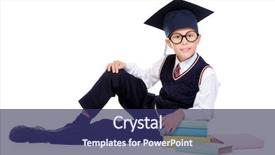  Presentation with book glasses - Theme having glasses sitting with book background and a ocean colored foreground