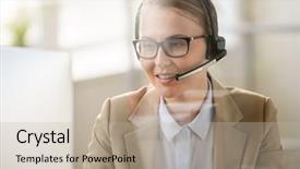  Presentation with programming - PPT layouts enhanced with glasses using hands-free background and a mint green colored foreground