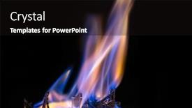  Presentation with alcohol - Audience pleasing presentation theme consisting of glasses-with-burning-alcohol backdrop and a black colored foreground