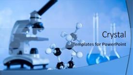  Presentation with beakers - Cool new presentation theme with glassware laboratory beakers science experiment backdrop and a  colored foreground