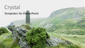  Presentation with ireland - Slide deck consisting of glencolumbkille-county-donegal-ireland background and a white colored foreground