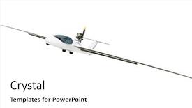  Presentation with glider - Audience pleasing theme consisting of gliders - glider under the white background backdrop and a white colored foreground