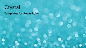  Presentation with christmas lights - Beautiful slide deck featuring glimmering - abstract christmas lights on background backdrop and a teal colored foreground