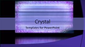  Presentation with black lcd or led tv - Theme enhanced with glitch background of broken lcd background and a light blue colored foreground