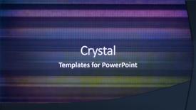  Presentation with video background - Cool new PPT layouts with glitch background of broken lcd backdrop and a ocean colored foreground