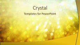  Presentation with light golden lights - Slides consisting of glitter gold - diamond shapes reflexes like shining background and a cream colored foreground