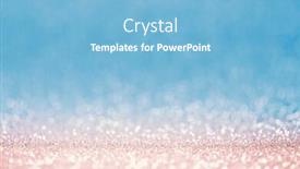  Presentation with glitter - Beautiful presentation featuring glitter-lights-background-defocused-bokeh backdrop and a light blue colored foreground