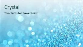  Presentation with blue sparkle - Amazing slide deck having glitter sparkle - defocused abstract blue lights background backdrop and a sky blue colored foreground