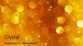  Presentation with gold bokeh - Slide deck enhanced with glittering background holiday gold abstract background and a gold colored foreground
