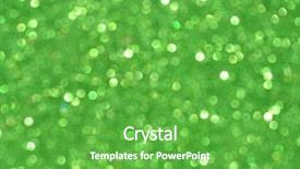 Presentation with green - Beautiful presentation featuring glittering green background backdrop and a shamrock green colored foreground