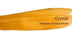  Presentation with brush stroke - Audience pleasing presentation theme consisting of golden christmas brush stroke paint backdrop and a gold colored foreground