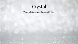  Presentation with sparkle - PPT theme with glittery shiny lights silver abstract background and a white colored foreground