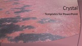  Presentation with green algae - Cool new slides with glittery surface of salt lake backdrop and a coral colored foreground
