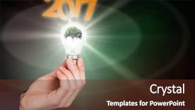  Presentation with light bulb or lightbulb - Beautiful slides featuring global 2017 - hand holding environmental light bulb backdrop and a tawny brown colored foreground