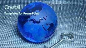  Presentation with business success - Audience pleasing PPT theme consisting of global business success themes earth backdrop and a ocean colored foreground