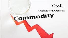  Presentation with drop - PPT layouts with global commodity drop concept background and a white colored foreground
