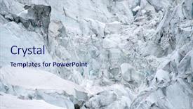  Presentation with triangle mosaic low polygonal abstract - Audience pleasing presentation consisting of global cooling - glacier background -abstract image backdrop and a lemonade colored foreground