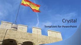  Presentation with crown - Beautiful PPT theme featuring layers of crisp meringue filled and covered with buttercream also known as sansrival backdrop and a tawny brown colored foreground