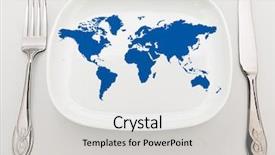  Presentation with telemedicine word cloud concept - Cool new theme with global excellence - concept whole world backdrop and a light gray colored foreground