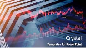  Presentation with financial markets - Amazing presentation theme having global-financial-markets-concept-mixed backdrop and a ocean colored foreground