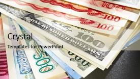  Presentation with foreign currency exchange - PPT theme consisting of portrait of pregnant woman reading a book on sofa background and a lemonade colored foreground