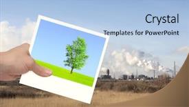  Presentation with life after death - Cool new PPT layouts with global future - ecology concept - death backdrop and a light blue colored foreground