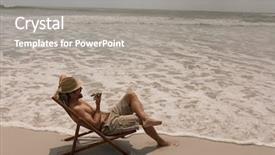  Presentation with low angle view of volleyball - Audience pleasing slide deck consisting of global holiday - high angle view of shirtless backdrop and a gray colored foreground