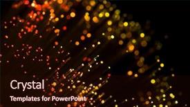  Presentation with fiber optic - Presentation theme enhanced with global holiday - red shining fiber optic background and a wine colored foreground