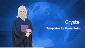  Presentation with justice - Cool new slides with global justice - digital composite of digital composite backdrop and a teal colored foreground