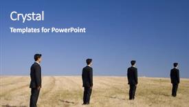  Presentation with future - PPT theme consisting of global leadership free - businessmens follow a path background and a  colored foreground