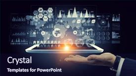  Presentation with network - Slides enhanced with global network connection mixed media background and a wine colored foreground