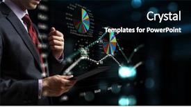  Presentation with networking - Beautiful theme featuring global networking concept mixed media backdrop and a black colored foreground