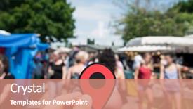  Presentation with compensation management hand marker - Colorful PPT layouts enhanced with geolocation - hand of a young man backdrop and a coral colored foreground