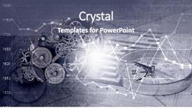  Presentation with financial - PPT theme enhanced with global themes - abstarct image with financial business background and a ocean colored foreground