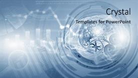  Presentation with financial - Cool new PPT theme with global themes - abstarct image with financial business backdrop and a light blue colored foreground