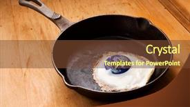  Presentation with global warming - Theme having global warming - a concept image background and a tawny brown colored foreground