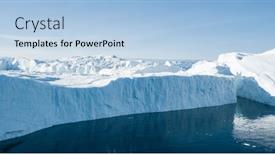  Presentation with climate change - PPT theme having global-warming-and-climate-change background and a light blue colored foreground